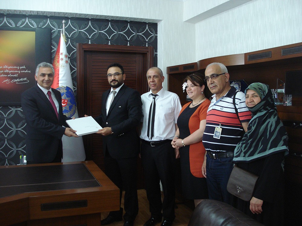 Kızılay yönetiminden Emniyet Müdürü Urhal’a ziyaret