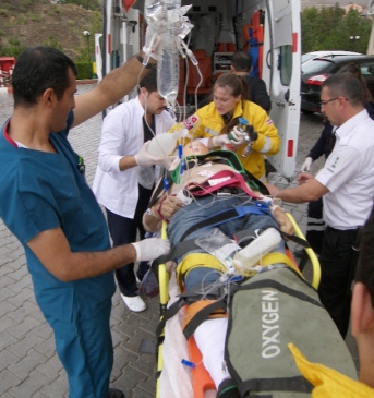 İTFAİYE ARACI KAZA YAPTI; 1 KİŞİ ÖLDÜ