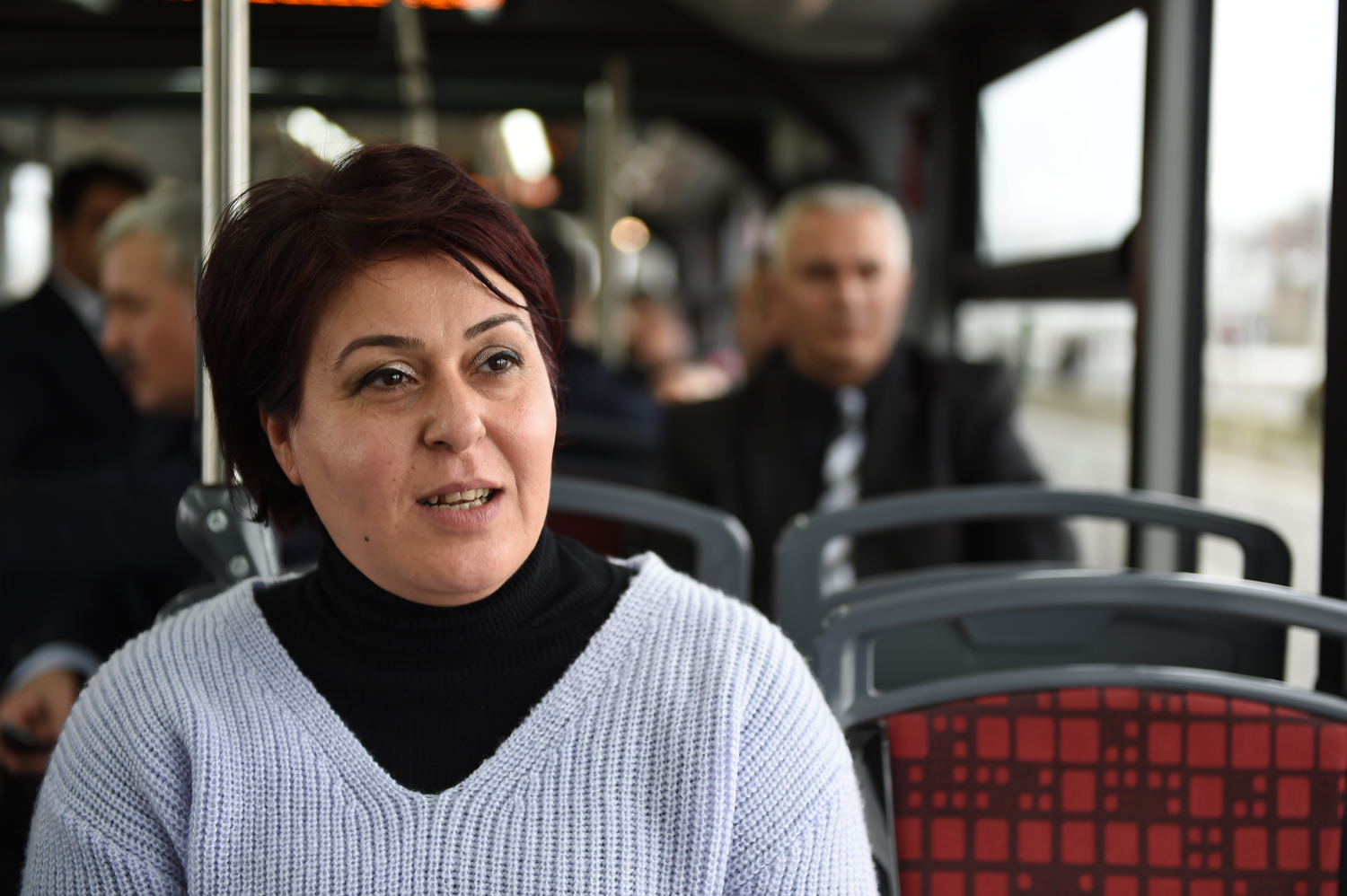 BÜYÜKŞEHİR BELEDİYESİ’NE TRAMBÜS ÖVGÜSÜ