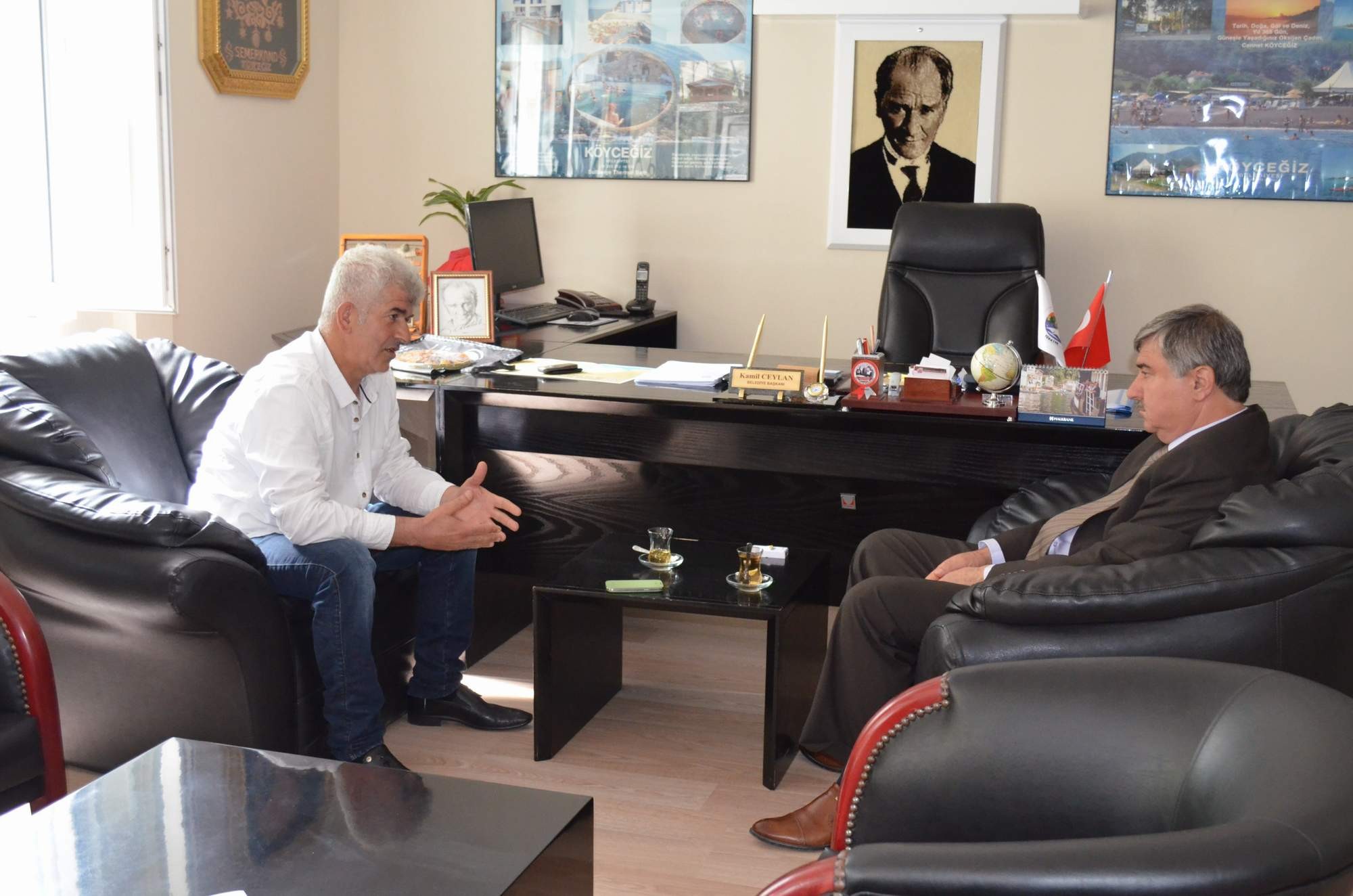 MALATYALILAR DERNEĞİ BAŞKANI ATEŞ’DEN BAŞKAN CEYLAN’A ZİYARET