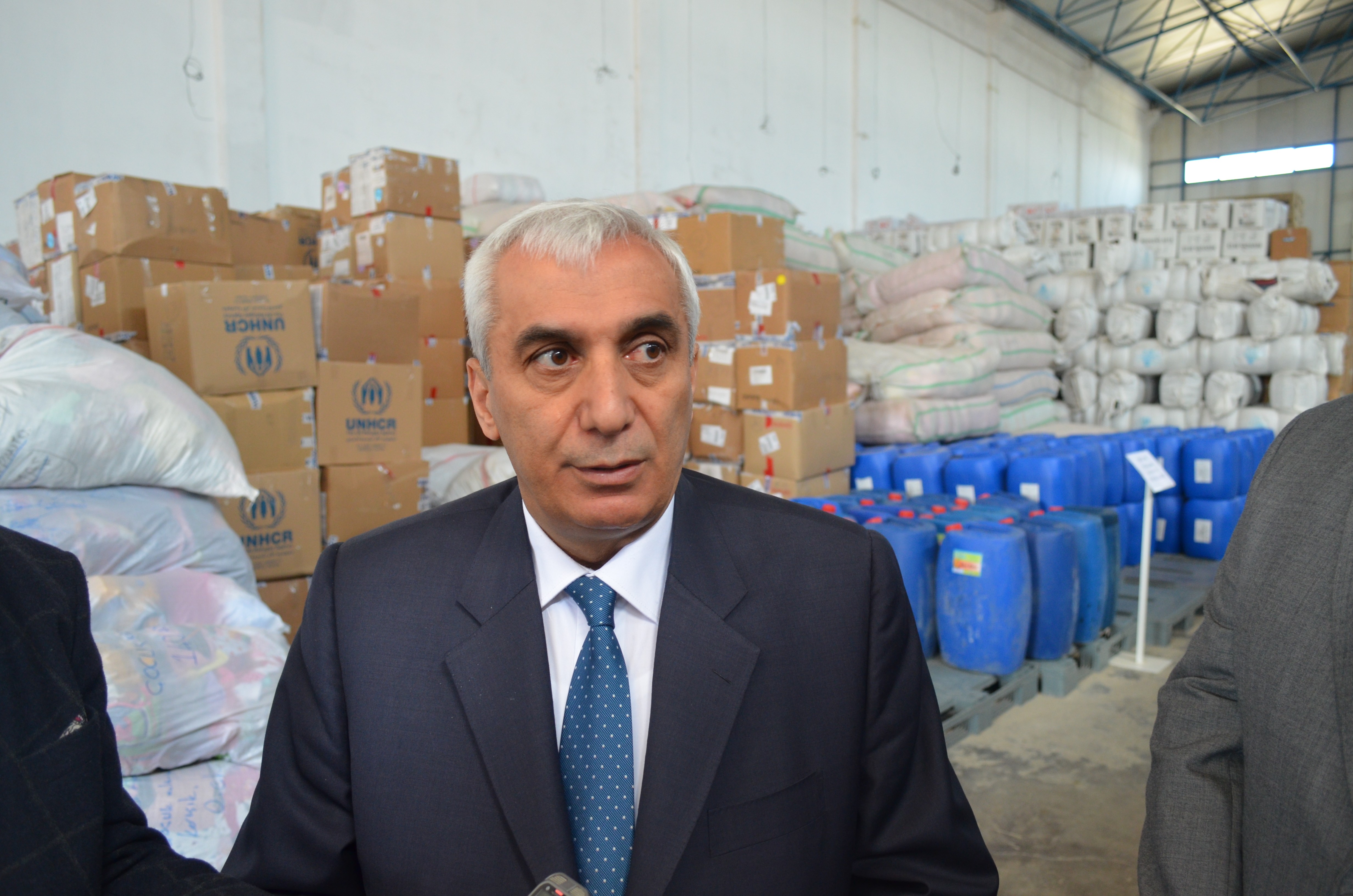 LOJİSTİK DEPOSU OLASI BİR AFETE KARŞI HAZIR VAZİYETTE