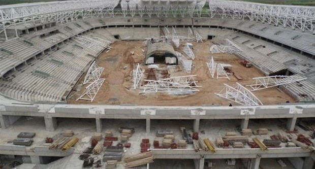 ARENA STADINDAKİ ÇALIŞMALAR BİR KEZ DAHA DURMA NOKTASINA GELDİ