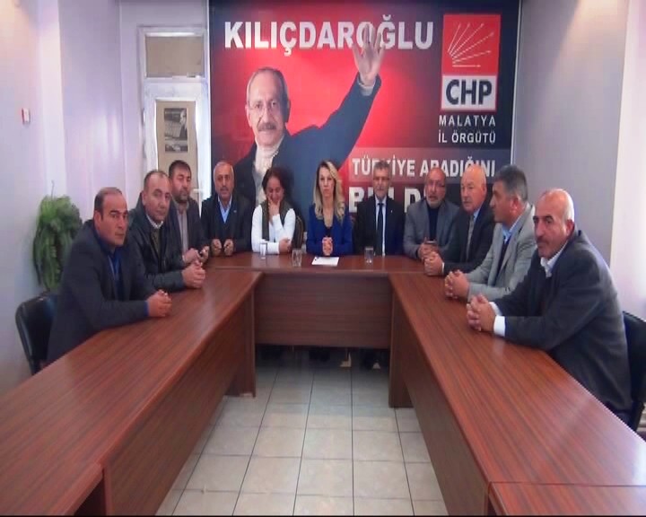 CHP İLÇE BAŞKANLARINDAN ENVER KİRAZ’A DESTEK