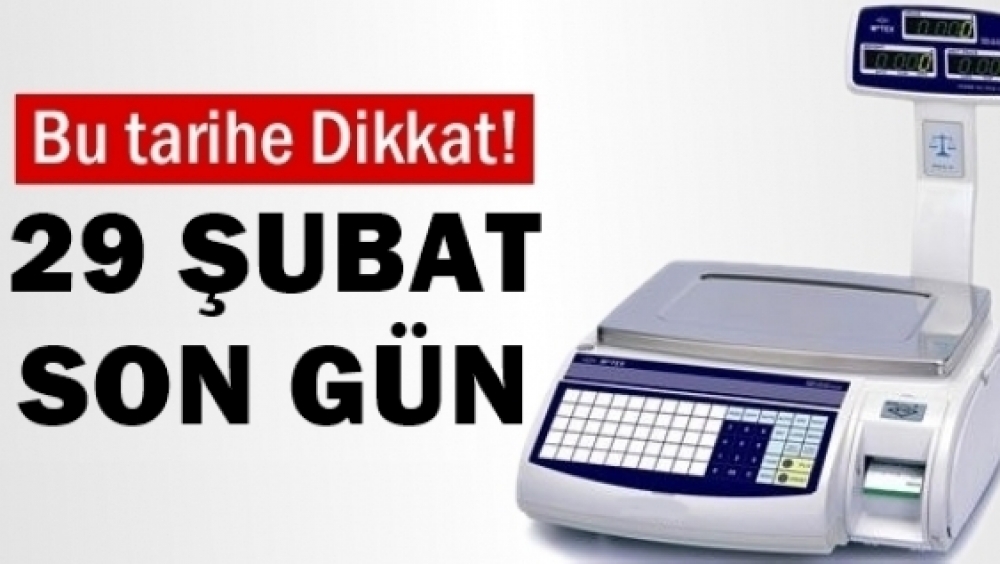 ÖLÇÜ VE TARTI ALETLERİNİN MUAYENE SÜRESİ 29 ŞUBAT’TA SONA ERİYOR