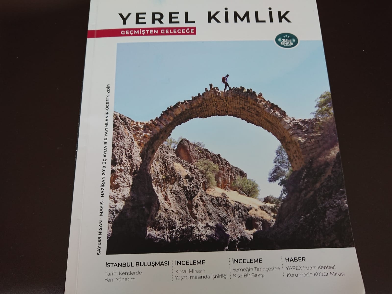 TAŞKÖPRÜ DERGİLERE KAPAK SAYFASI OLDU