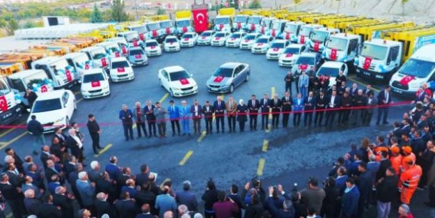 BATTALGAZİ BELEDİYESİ 75 ARAÇ ALDI