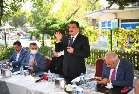 CUMHURBAŞKANI ERDOĞAN’IN GELİŞİ İLE İLGİLİ TOPLANTI DÜZENLENDİ