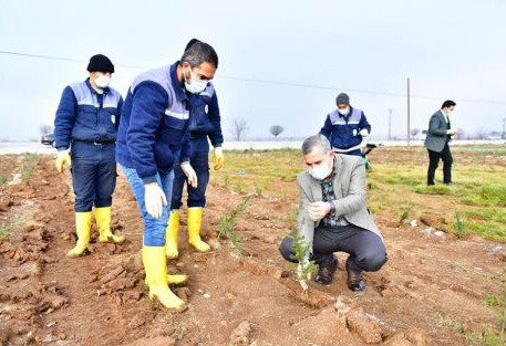 ÇINAR, TARIMSAL ÜRETİM VE AR-GE SAHASINI ZİYARET ETTİ