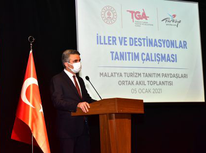 ‘TURİZM TANITIM PAYDAŞLARI ORTAK AKIL TOPLANTISI’ MALATYA’DA DÜZENLENDİ