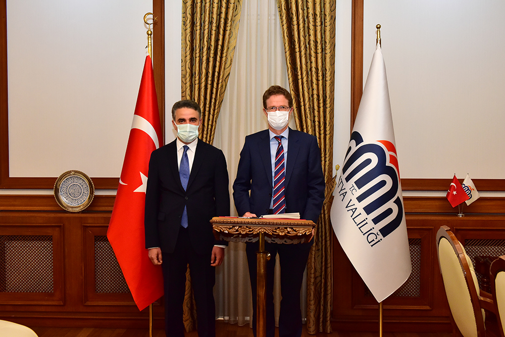 AB TÜRKİYE DELEGASYONU BAŞKANI VALİ BARUŞ’U ZİYARET ETTİ