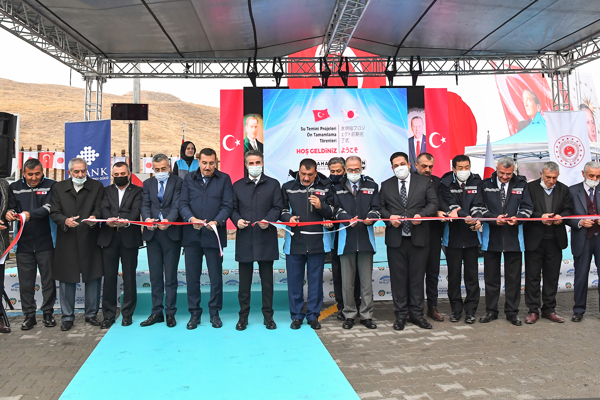 SU TEMİNİ PROJELERİ ÖN TAMAMLAMA TÖRENLERİ GERÇEKLEŞTİRİLDİ