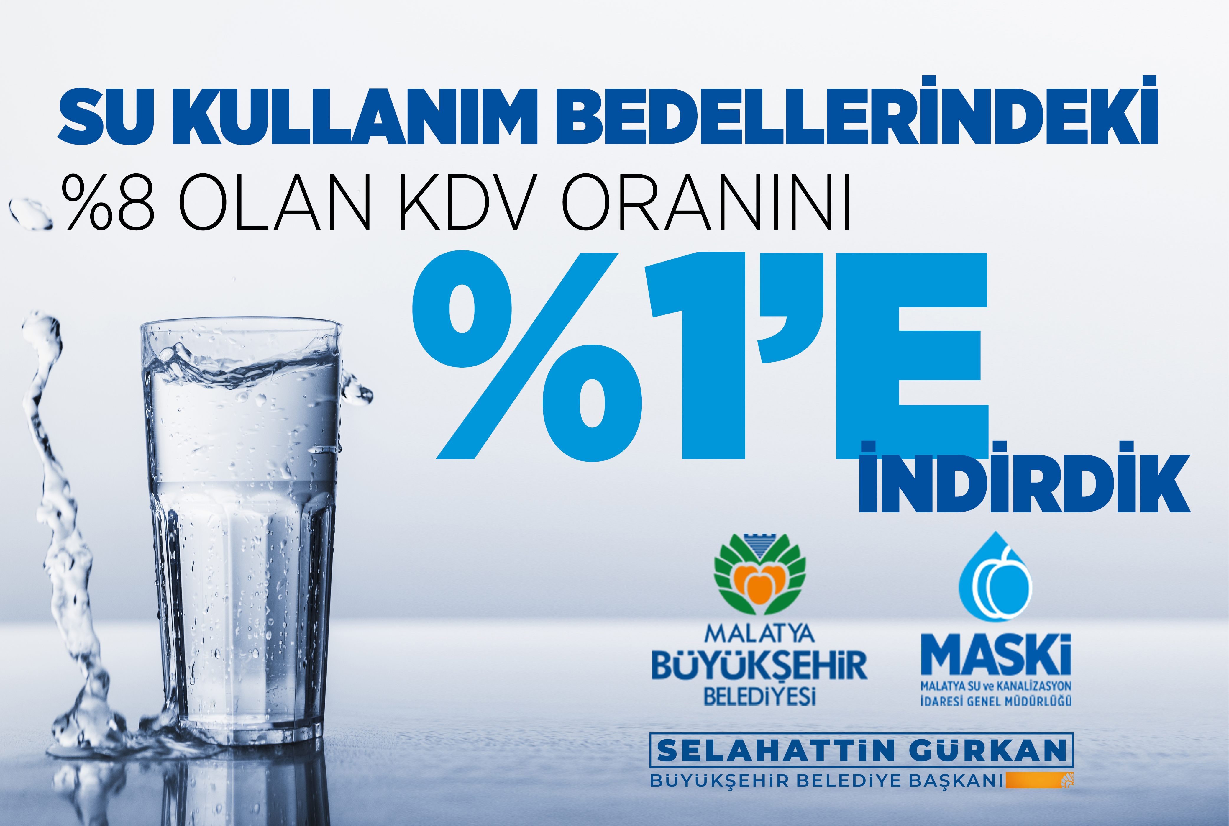 MASKİ, SU FİYATLARINDA KDV İNDİRİMİ YAPTI