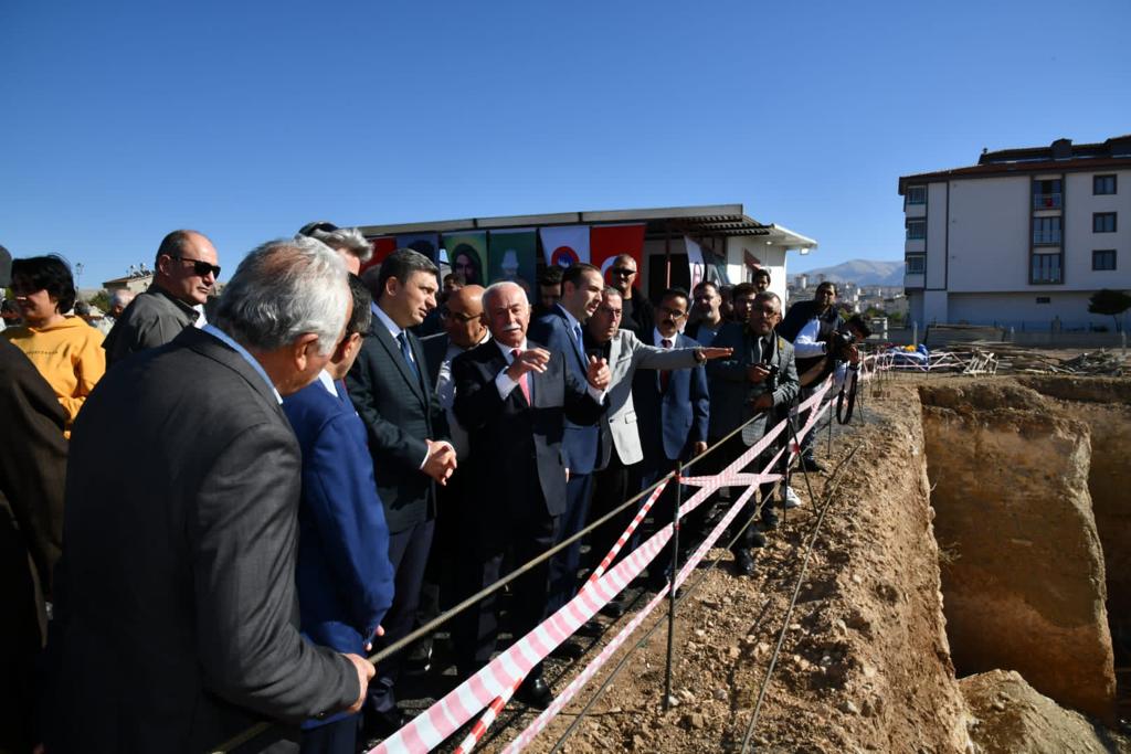 MALATYA CEMEVİ VE KÜLTÜR MERKEZİ TEMEL ATMA TÖRENİ YAPILDI